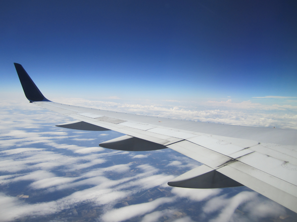 A view from the plane on the common trip from Jacksonville, FL to Atlanta, GA